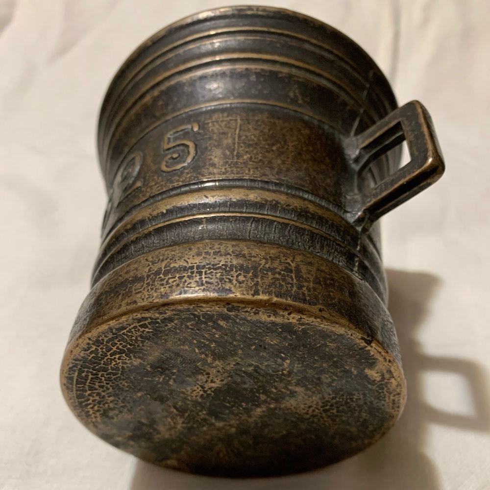 💎✨ COLLECTABLE ✨💎 EUROPE BRASS HEAVY MEDICINE 1825 - Picture 7 of 12